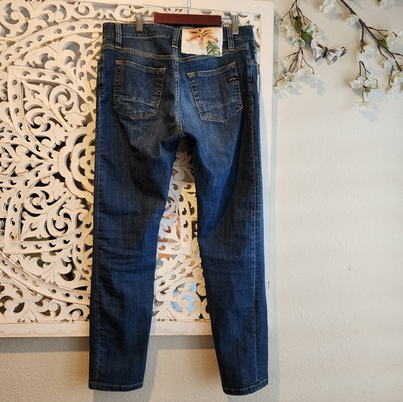 MAURIZIO MASSIMINO DARK WASH, MADE IN ITALY SIZE EU 42 STRAIGHT LEG - Picture 15 of 16